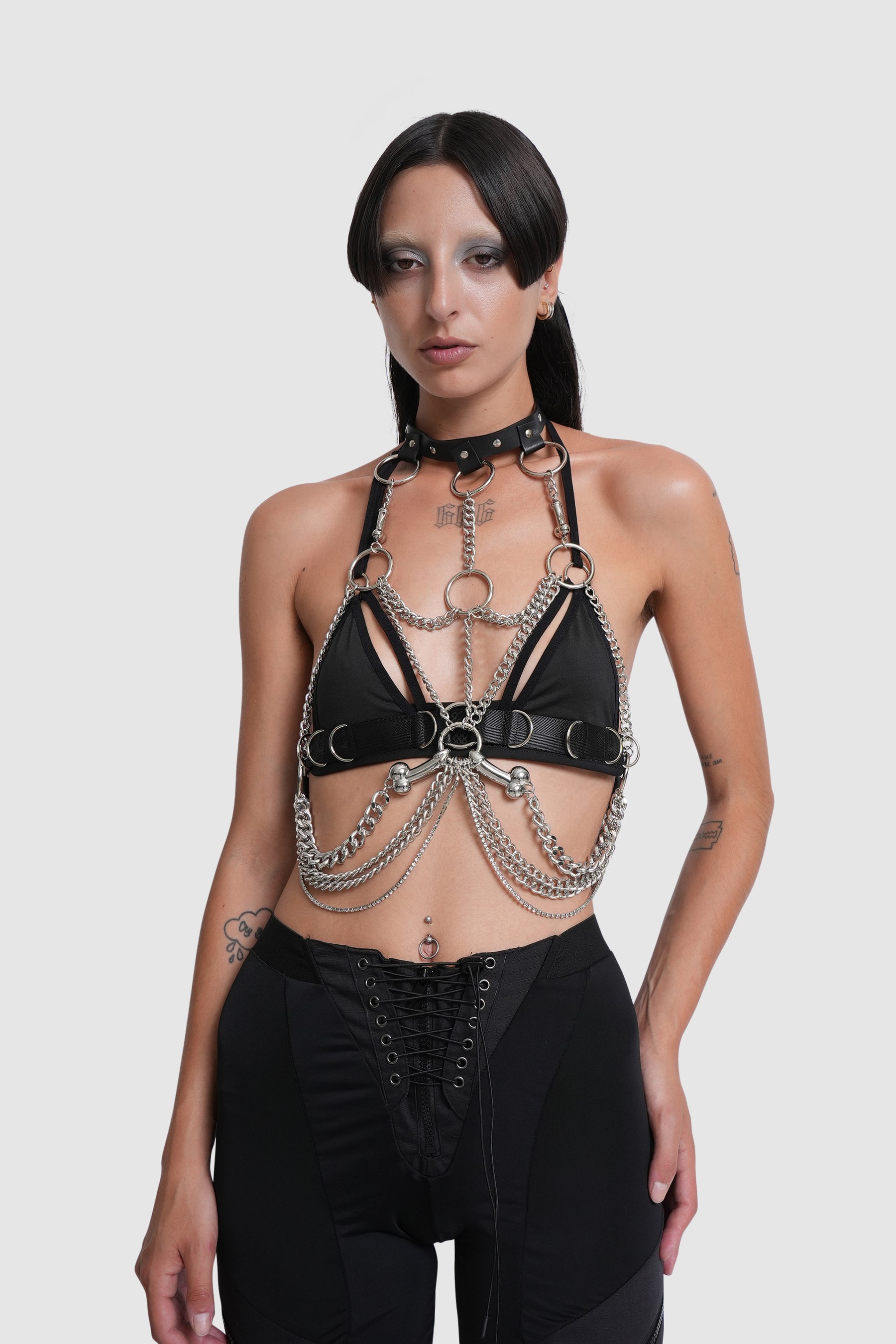 DICK CHOKER CHAIN BRA